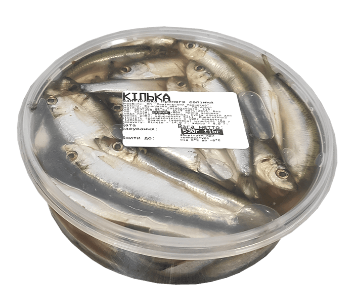 Spicy salted sprat, 530g, 3kg, 5kg